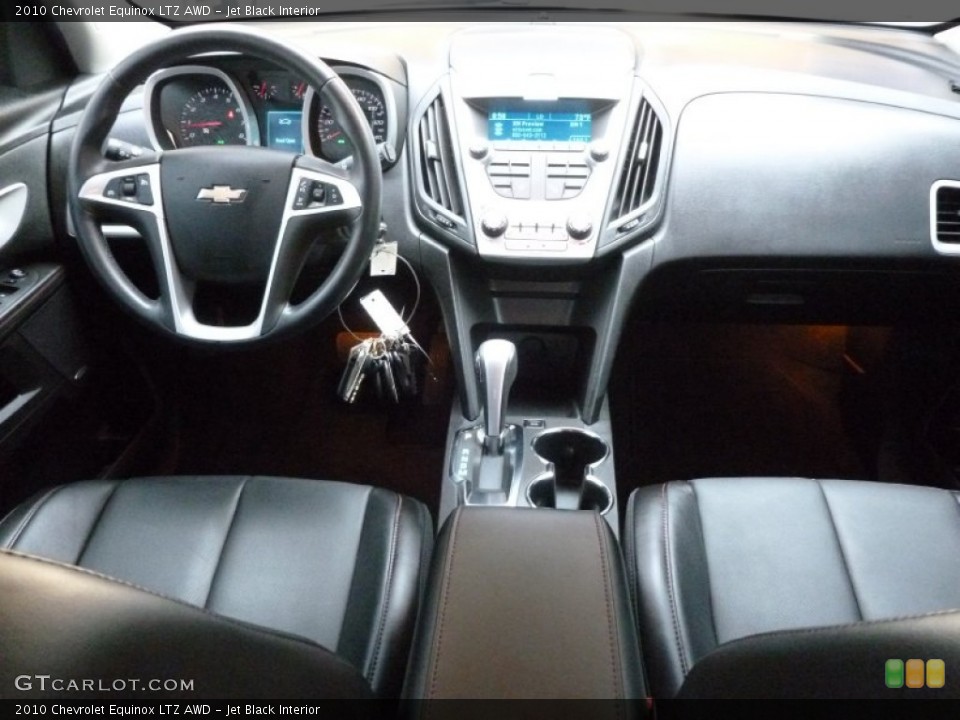 Jet Black Interior Dashboard for the 2010 Chevrolet Equinox LTZ AWD #69398230