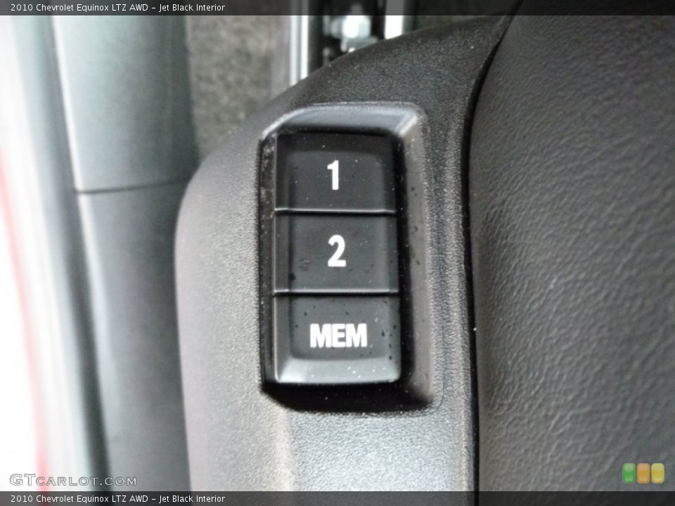Jet Black Interior Controls for the 2010 Chevrolet Equinox LTZ AWD #69398257