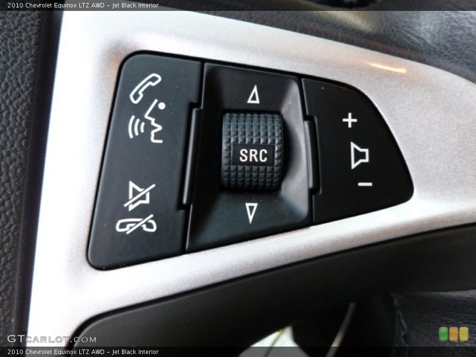 Jet Black Interior Controls for the 2010 Chevrolet Equinox LTZ AWD #69398269