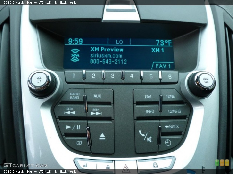 Jet Black Interior Audio System for the 2010 Chevrolet Equinox LTZ AWD #69398275