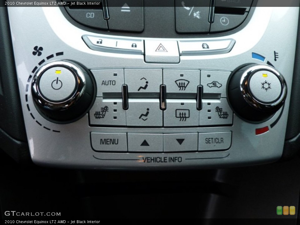 Jet Black Interior Controls for the 2010 Chevrolet Equinox LTZ AWD #69398281