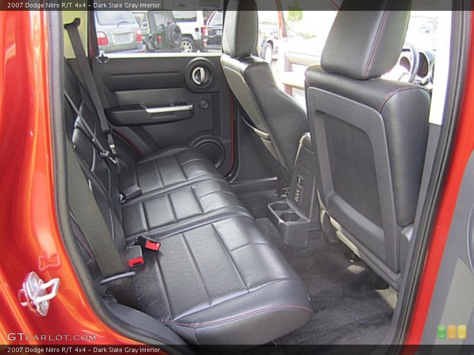 Dark Slate Gray Interior Rear Seat for the 2007 Dodge Nitro R/T 4x4 #69399273