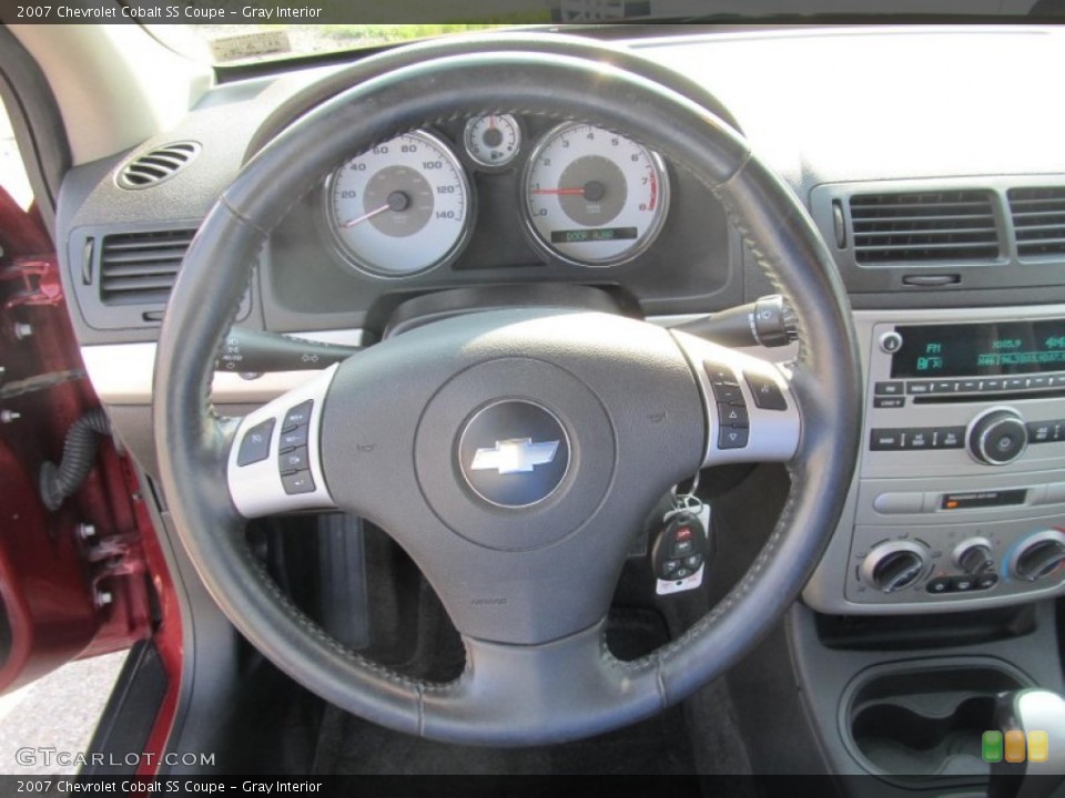 Gray Interior Steering Wheel for the 2007 Chevrolet Cobalt SS Coupe #69399529