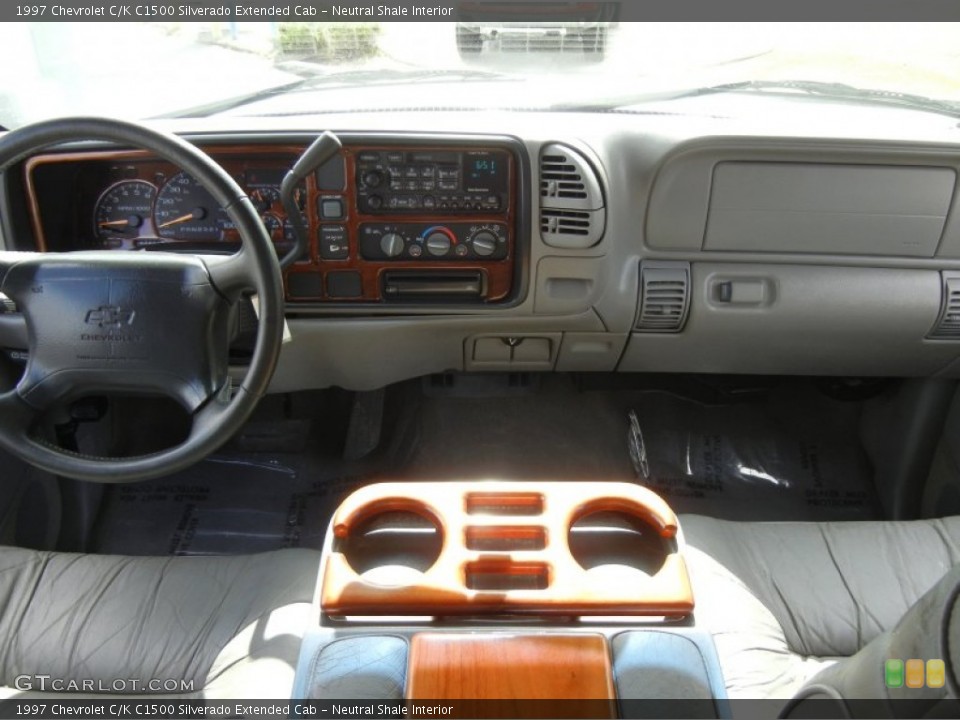 Neutral Shale Interior Dashboard for the 1997 Chevrolet C/K C1500 Silverado Extended Cab #69400213