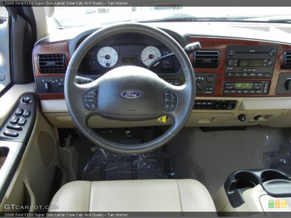Tan Interior Dashboard for the 2006 Ford F350 Super Duty Lariat Crew Cab 4x4 Dually #69400642