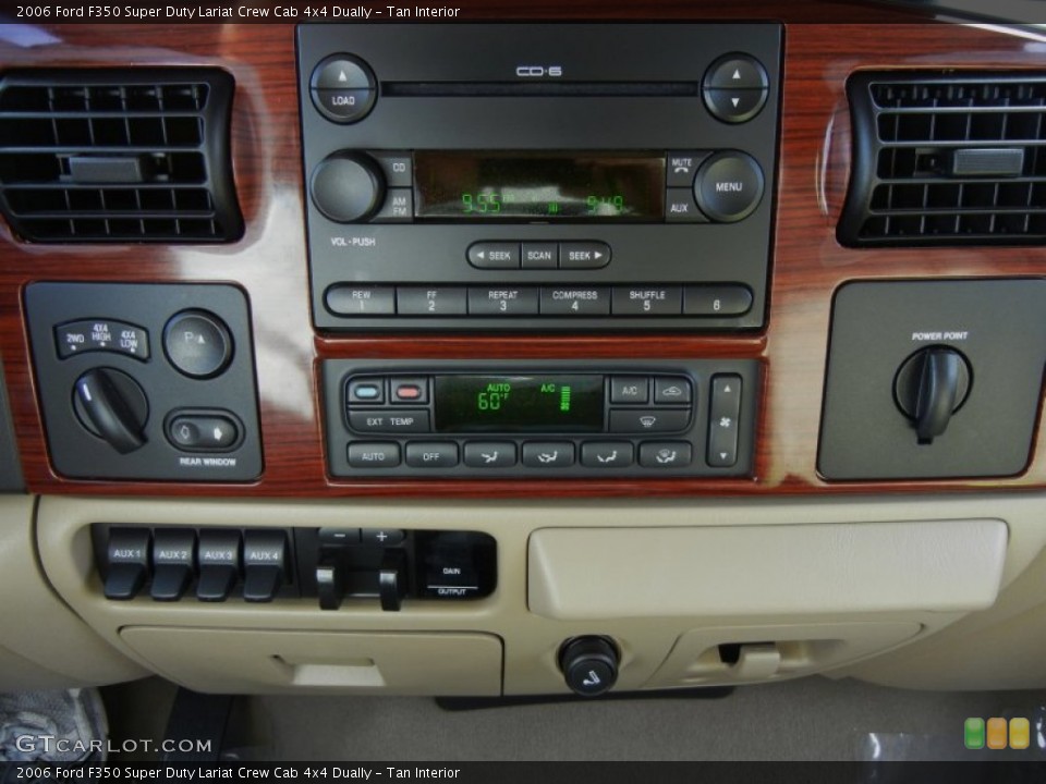 Tan Interior Controls for the 2006 Ford F350 Super Duty Lariat Crew Cab 4x4 Dually #69400654