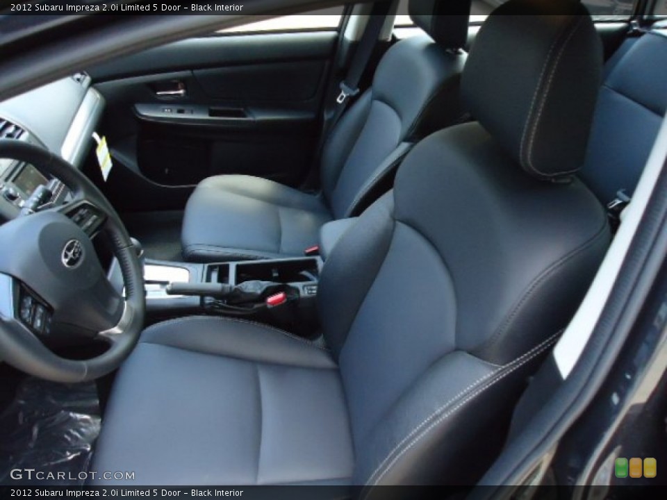 Black Interior Photo for the 2012 Subaru Impreza 2.0i Limited 5 Door #69401677