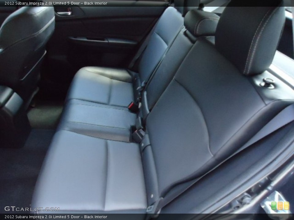 Black Interior Photo for the 2012 Subaru Impreza 2.0i Limited 5 Door #69401682