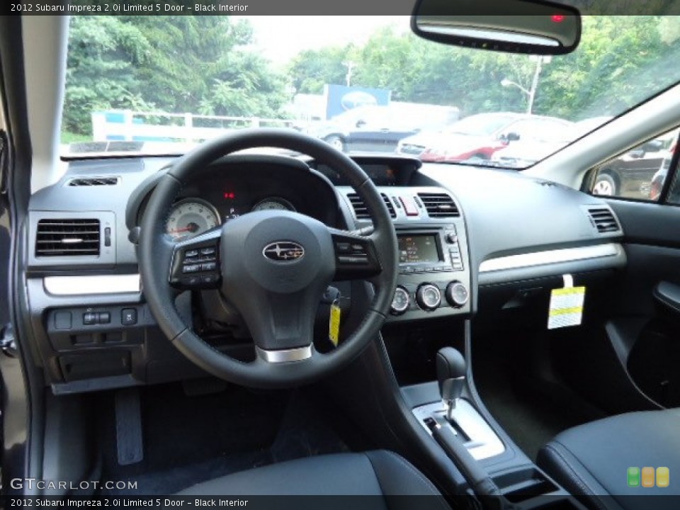 Black Interior Prime Interior for the 2012 Subaru Impreza 2.0i Limited 5 Door #69401689