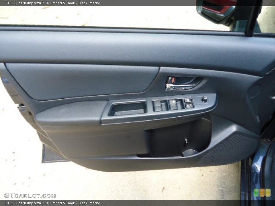 Black Interior Door Panel for the 2012 Subaru Impreza 2.0i Limited 5 Door #69401695