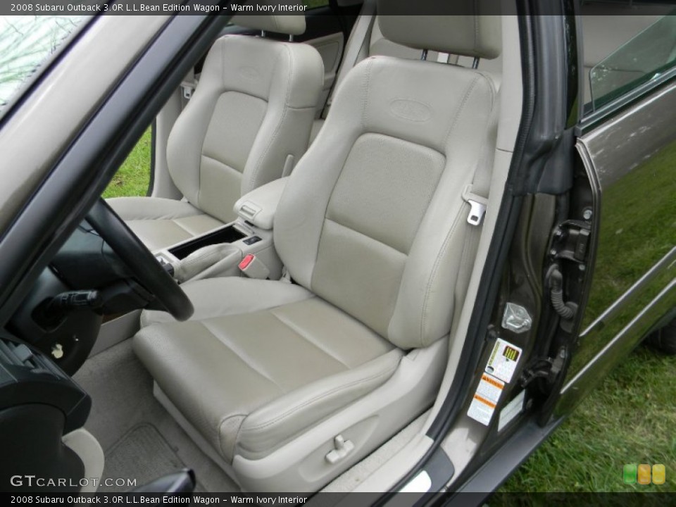 Warm Ivory Interior Front Seat for the 2008 Subaru Outback 3.0R L.L.Bean Edition Wagon #69402940