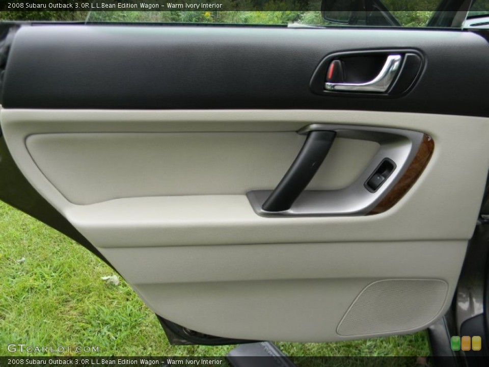 Warm Ivory Interior Door Panel for the 2008 Subaru Outback 3.0R L.L.Bean Edition Wagon #69402952