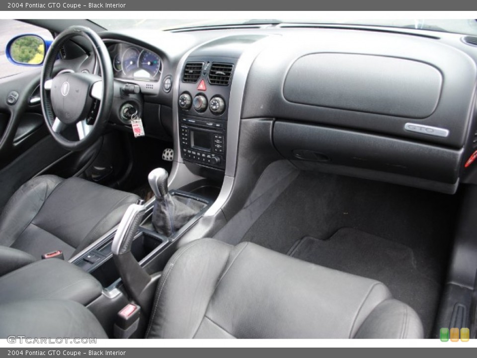 Black Interior Photo for the 2004 Pontiac GTO Coupe #69403114