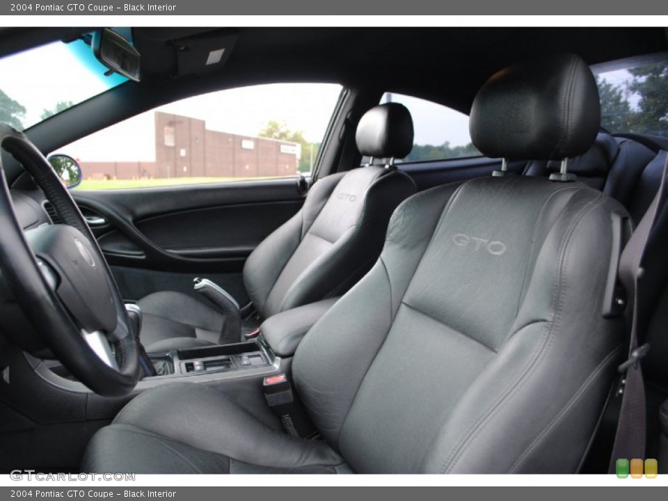 Black Interior Photo for the 2004 Pontiac GTO Coupe #69403126