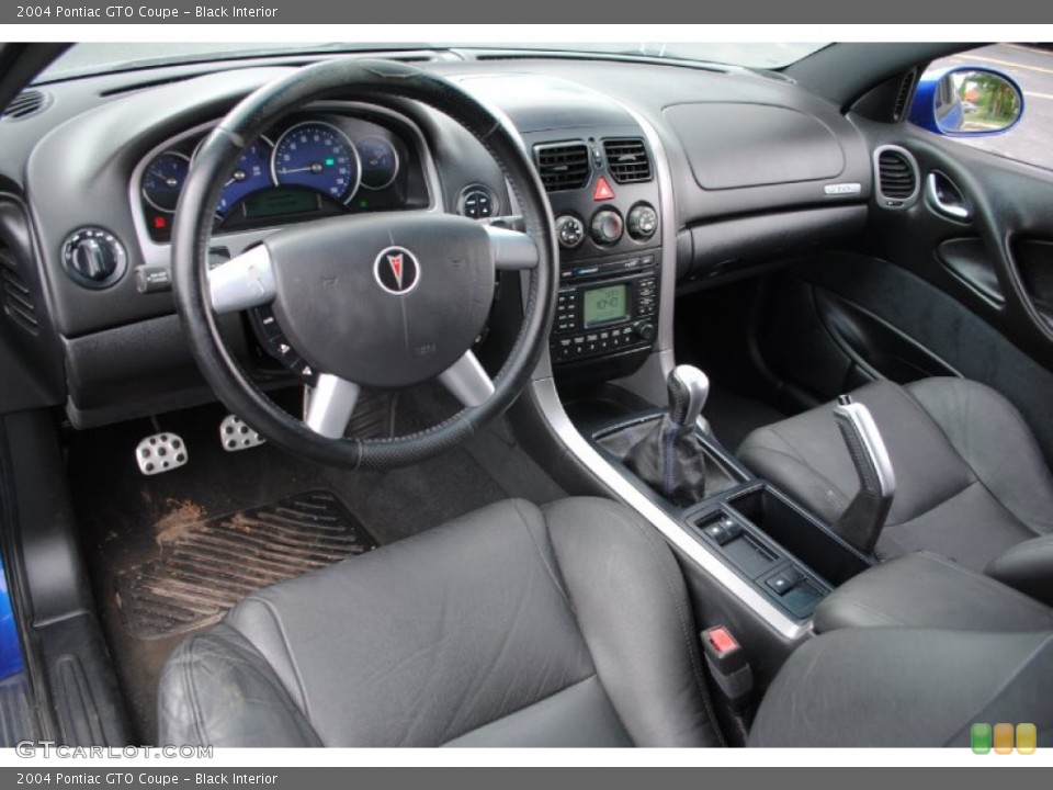 Black Interior Prime Interior for the 2004 Pontiac GTO Coupe #69403132