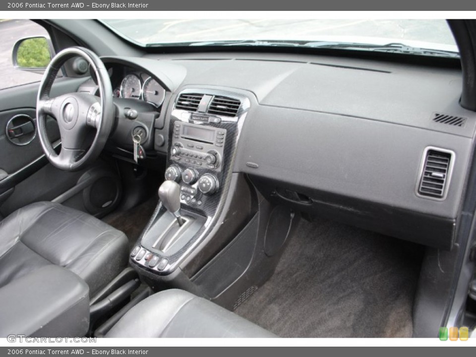 Ebony Black Interior Dashboard for the 2006 Pontiac Torrent AWD #69403165