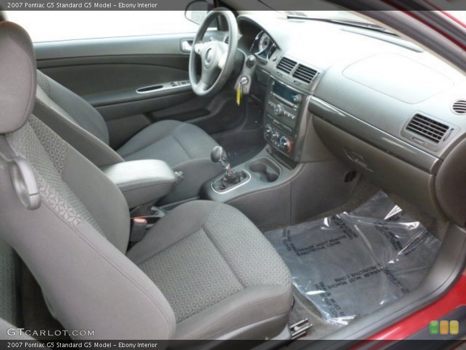 Ebony Interior Photo for the 2007 Pontiac G5  #69404949