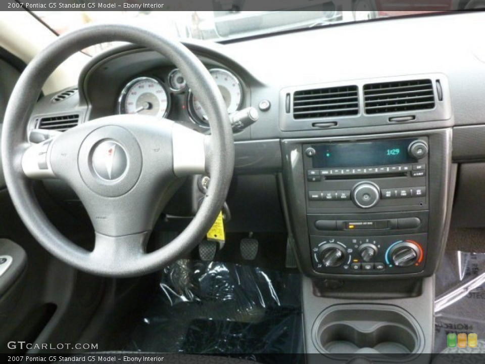 Ebony Interior Dashboard for the 2007 Pontiac G5  #69404976