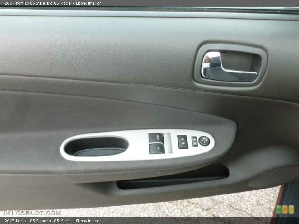 Ebony Interior Door Panel for the 2007 Pontiac G5  #69405003