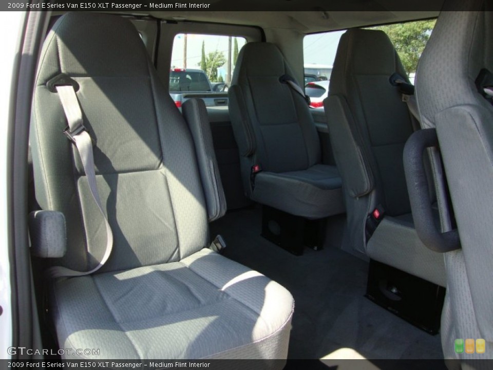 Medium Flint Interior Rear Seat for the 2009 Ford E Series Van E150 XLT Passenger #69405351