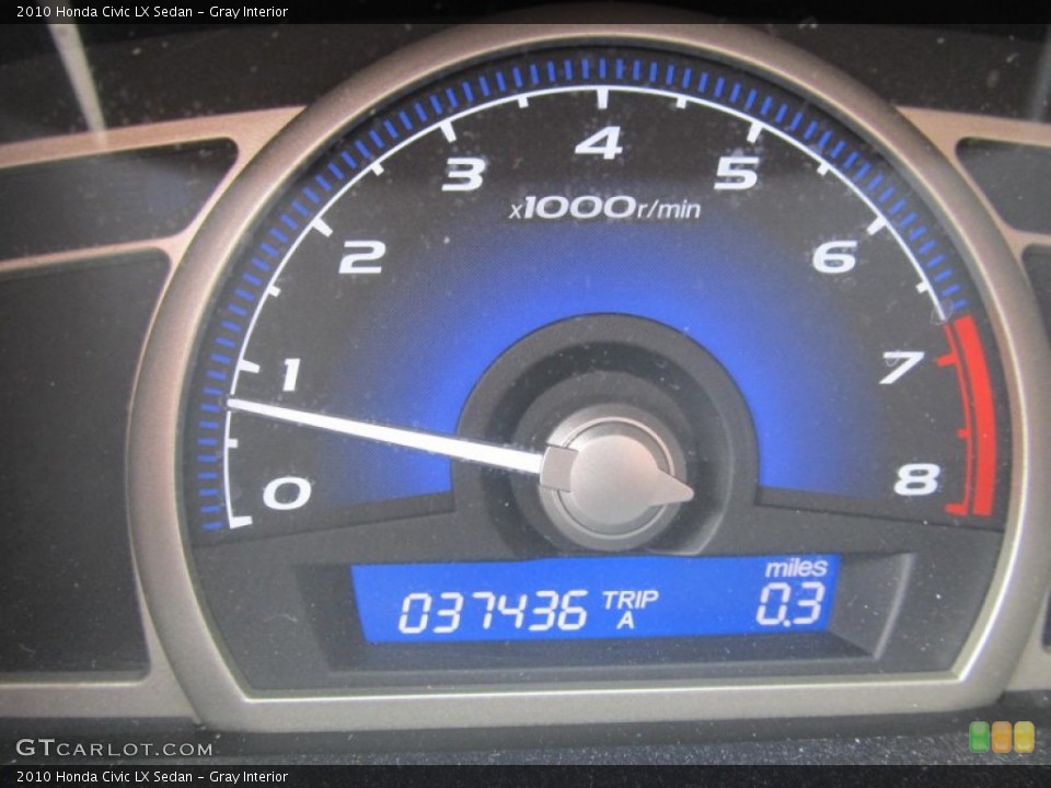 Gray Interior Gauges for the 2010 Honda Civic LX Sedan #69407906