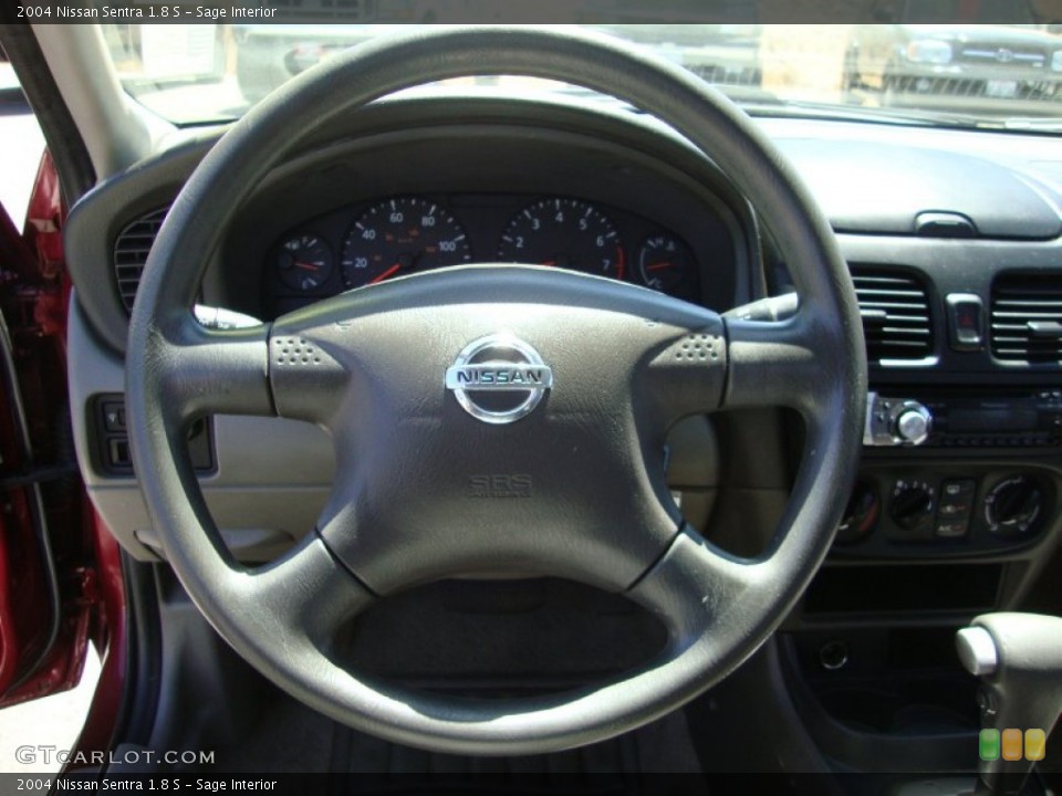 Sage Interior Steering Wheel for the 2004 Nissan Sentra 1.8 S #69408351