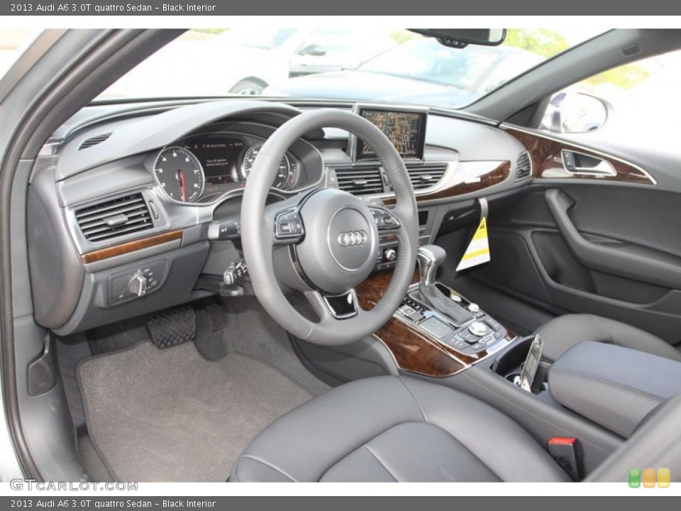 Black Interior Prime Interior for the 2013 Audi A6 3.0T quattro Sedan #69410842