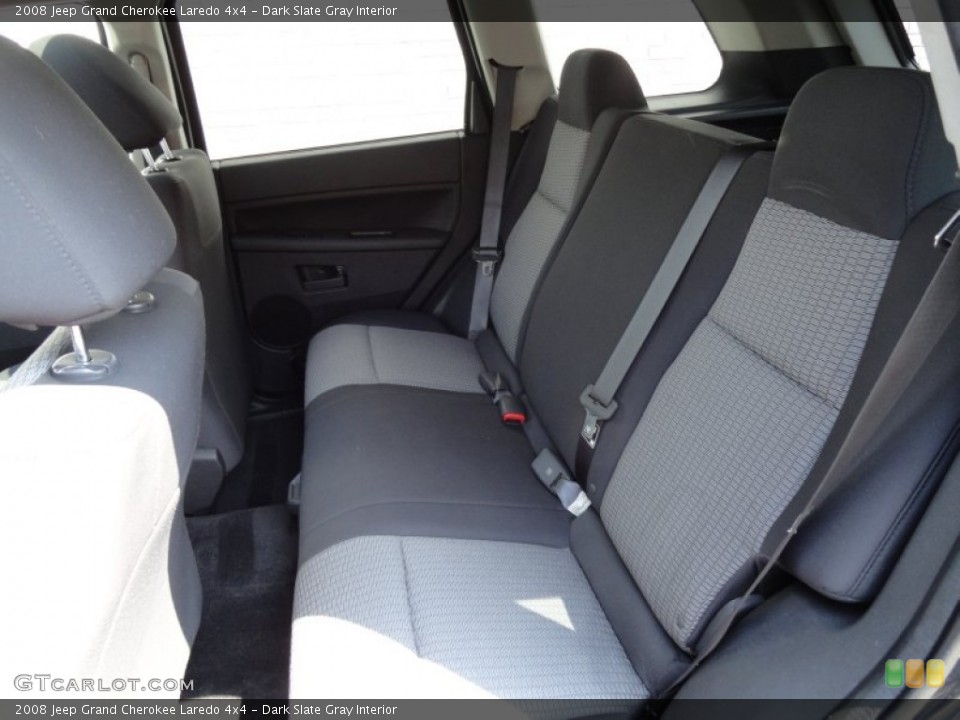Dark Slate Gray Interior Rear Seat for the 2008 Jeep Grand Cherokee Laredo 4x4 #69411337