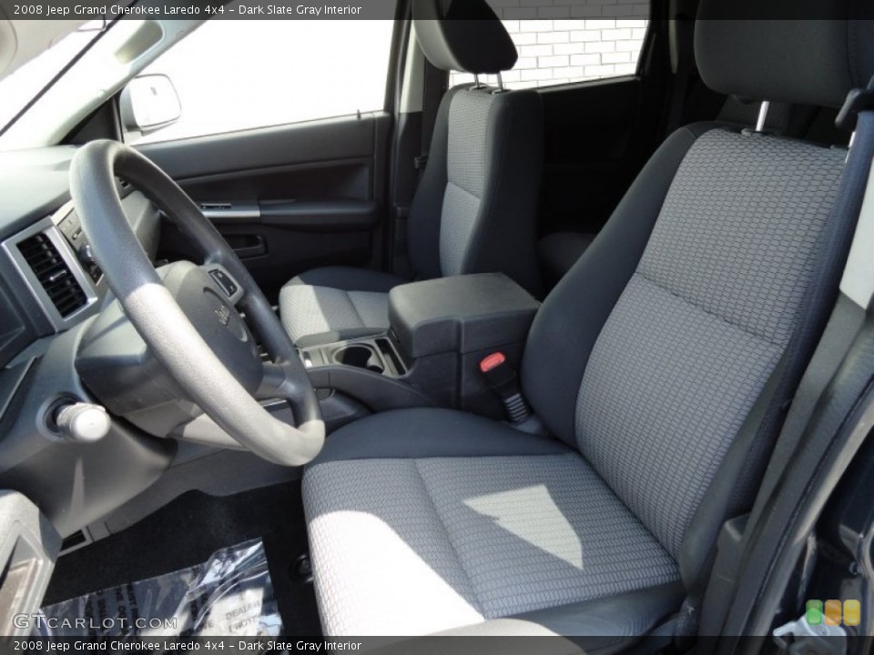 Dark Slate Gray Interior Front Seat for the 2008 Jeep Grand Cherokee Laredo 4x4 #69411376