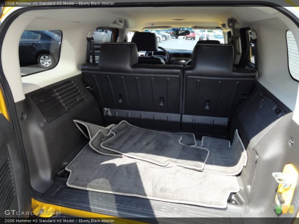 Ebony Black Interior Trunk for the 2006 Hummer H3  #69411541