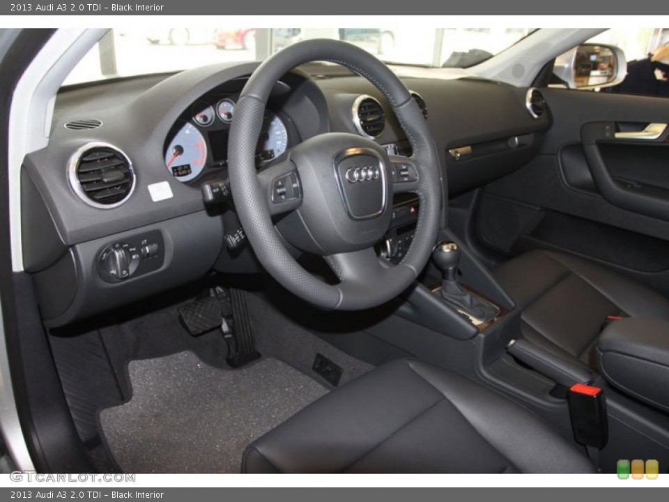 Black Interior Prime Interior for the 2013 Audi A3 2.0 TDI #69411820