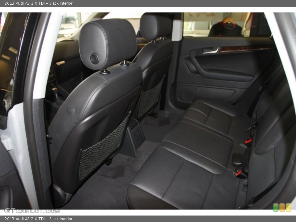 Black Interior Rear Seat for the 2013 Audi A3 2.0 TDI #69411838