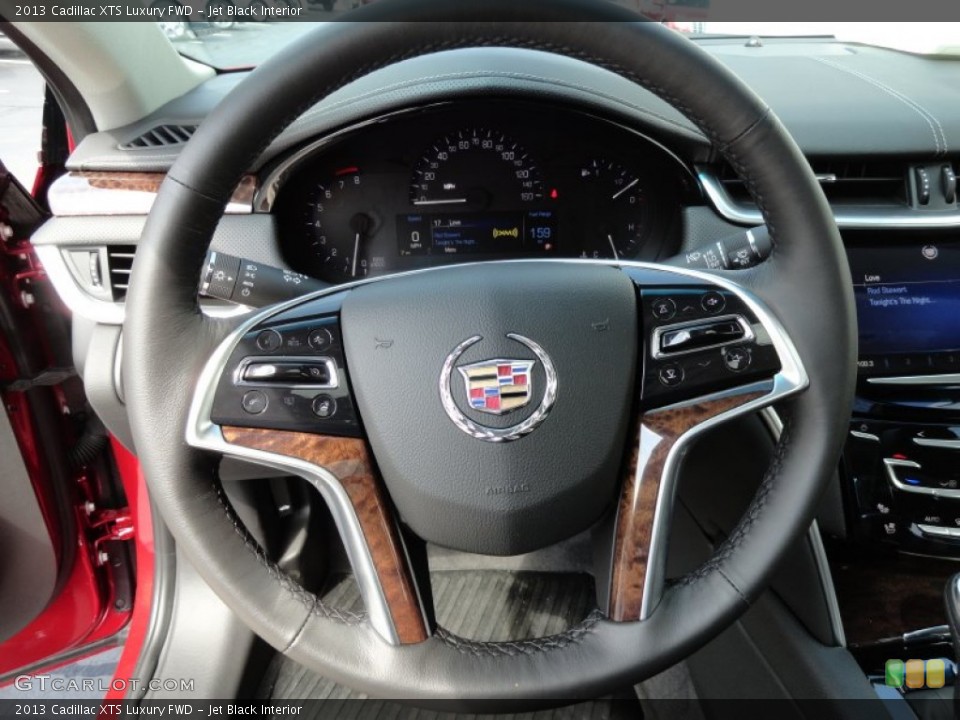 Jet Black Interior Steering Wheel for the 2013 Cadillac XTS Luxury FWD #69411841