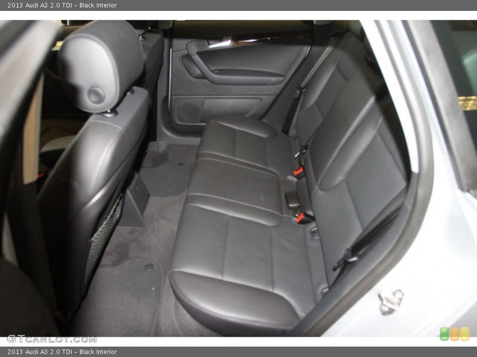 Black Interior Rear Seat for the 2013 Audi A3 2.0 TDI #69411847