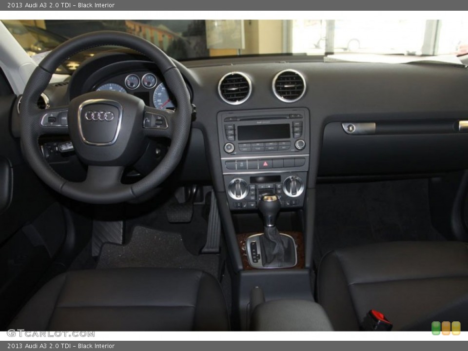 Black Interior Dashboard for the 2013 Audi A3 2.0 TDI #69411853