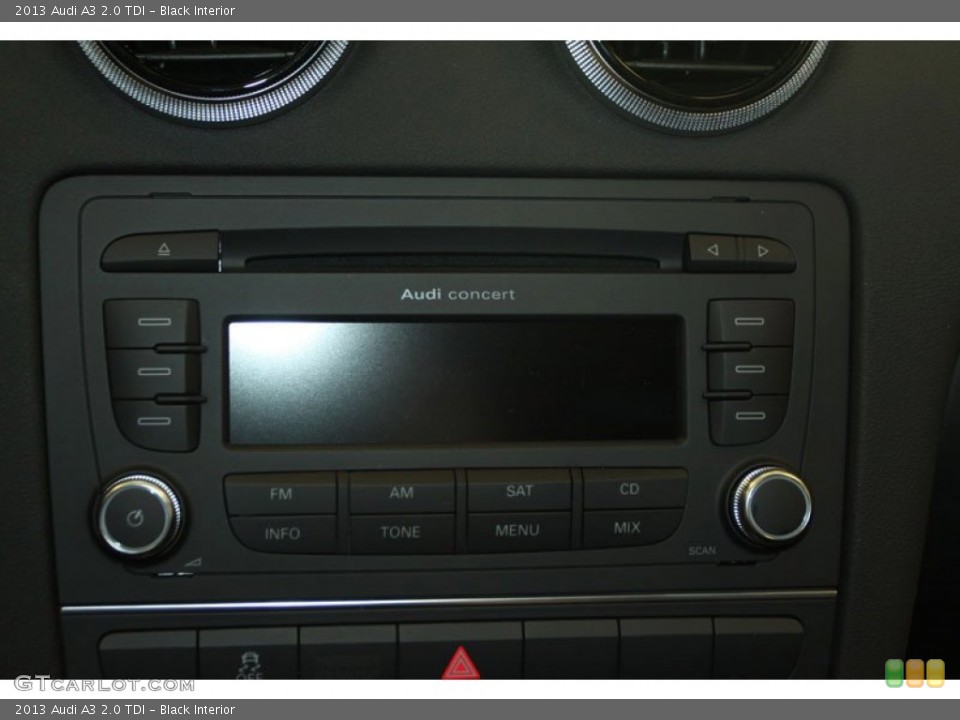 Black Interior Audio System for the 2013 Audi A3 2.0 TDI #69411868