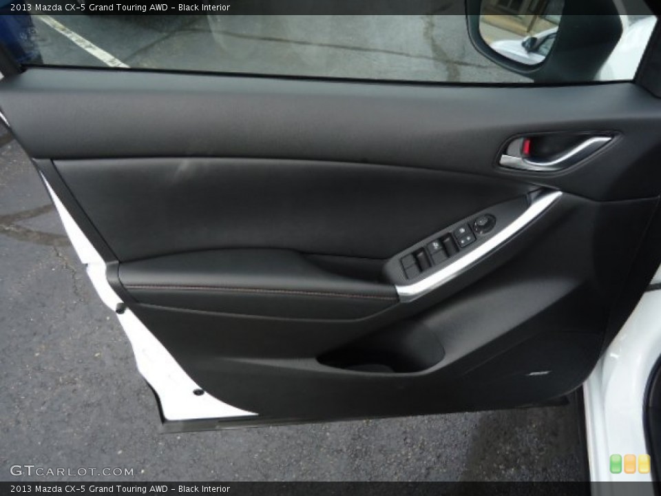 Black Interior Door Panel for the 2013 Mazda CX-5 Grand Touring AWD #69412201