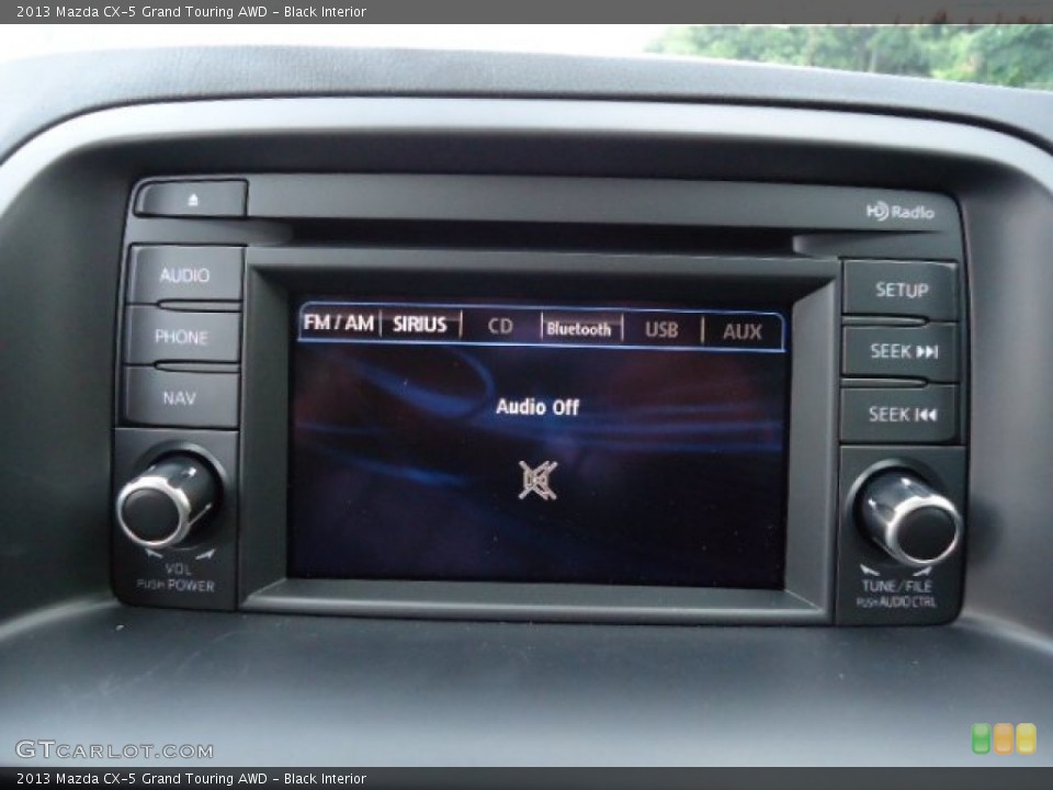 Black Interior Controls for the 2013 Mazda CX-5 Grand Touring AWD #69412240