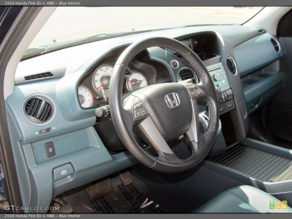 Blue Interior Dashboard for the 2009 Honda Pilot EX-L 4WD #69413227