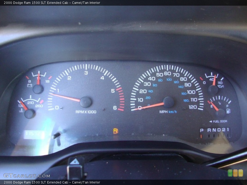 Camel/Tan Interior Gauges for the 2000 Dodge Ram 1500 SLT Extended Cab #69413749