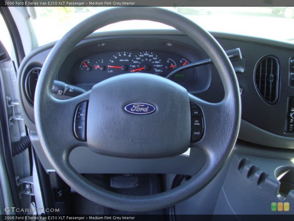 Medium Flint Grey Interior Steering Wheel for the 2006 Ford E Series Van E150 XLT Passenger #69414670