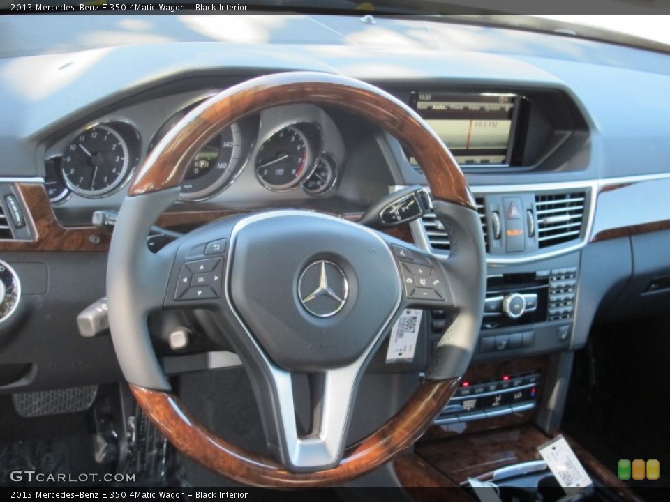 Black Interior Steering Wheel for the 2013 Mercedes-Benz E 350 4Matic Wagon #69415777
