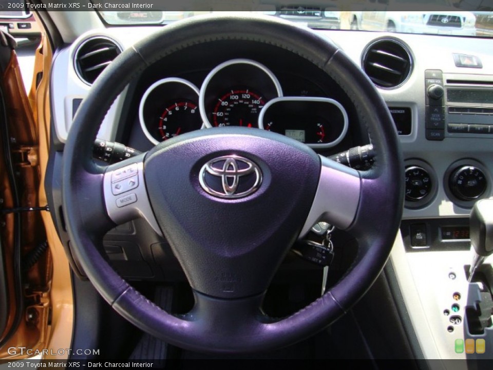 Dark Charcoal Interior Steering Wheel for the 2009 Toyota Matrix XRS #69415823