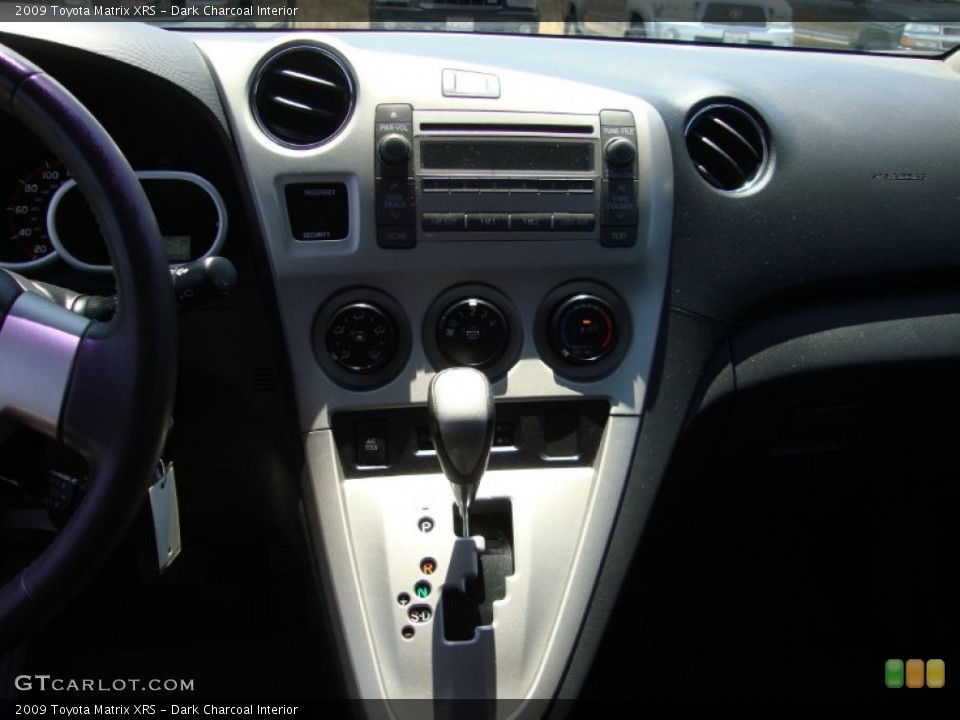 Dark Charcoal Interior Controls for the 2009 Toyota Matrix XRS #69415834