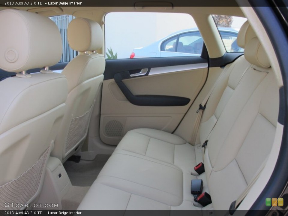 Luxor Beige Interior Rear Seat for the 2013 Audi A3 2.0 TDI #69416116
