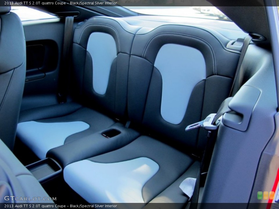 Black/Spectral Silver Interior Rear Seat for the 2013 Audi TT S 2.0T quattro Coupe #69416206