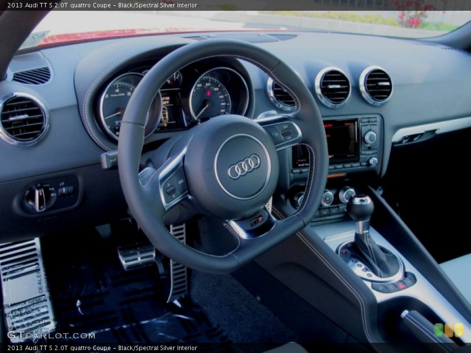 Black/Spectral Silver Interior Dashboard for the 2013 Audi TT S 2.0T quattro Coupe #69416223