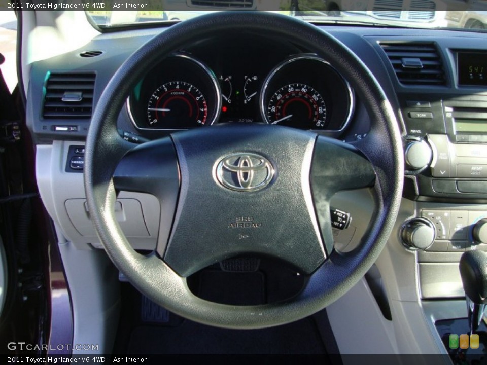 Ash Interior Steering Wheel for the 2011 Toyota Highlander V6 4WD #69418261