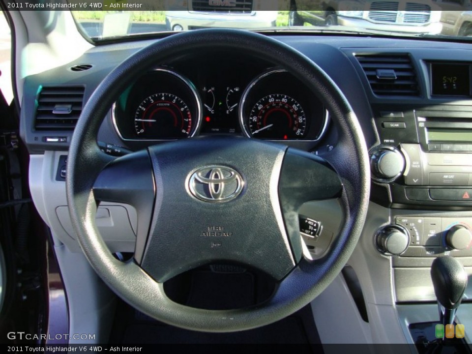 Ash Interior Steering Wheel for the 2011 Toyota Highlander V6 4WD #69418279