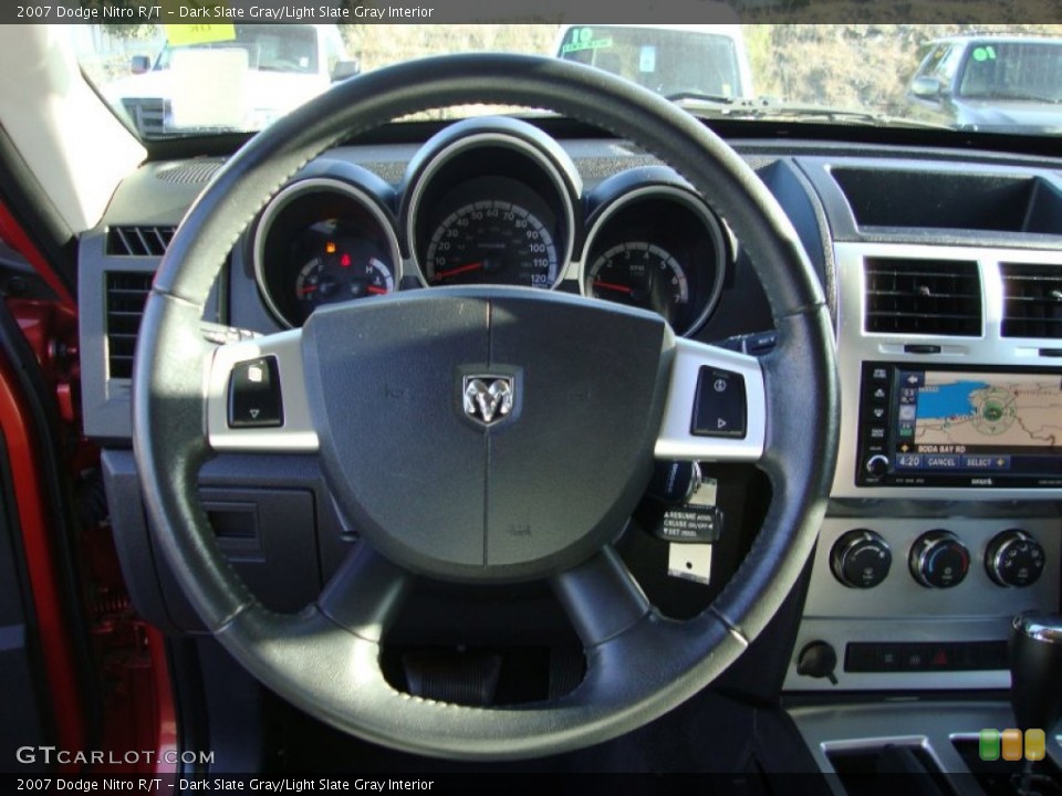 Dark Slate Gray/Light Slate Gray Interior Steering Wheel for the 2007 Dodge Nitro R/T #69419770